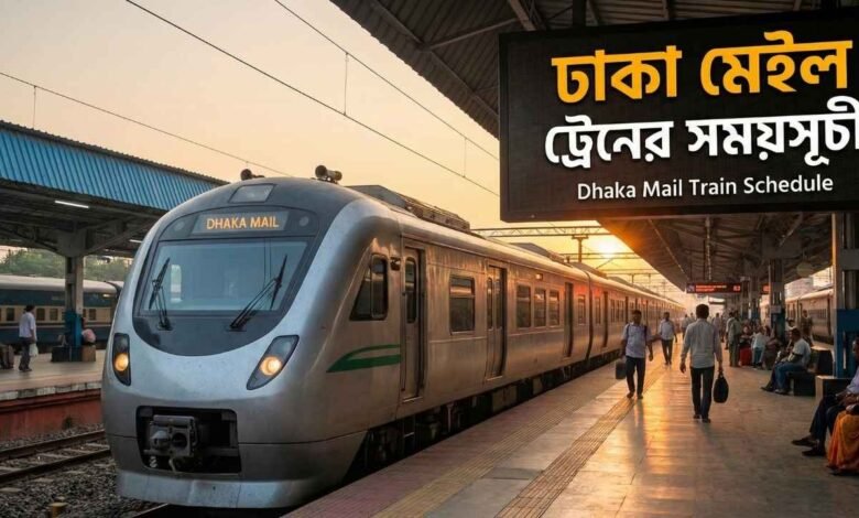 ঢাকা মেইল ট্রেনের সময়সূচী