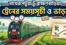 নাথেরপেটুয়া টু ব্রাহ্মণবাড়িয়া ট্রেনের সময়সূচী ও ভাড়া