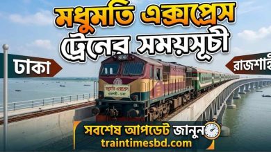 মধুমতি এক্সপ্রেস ট্রেনের সময়সূচী
