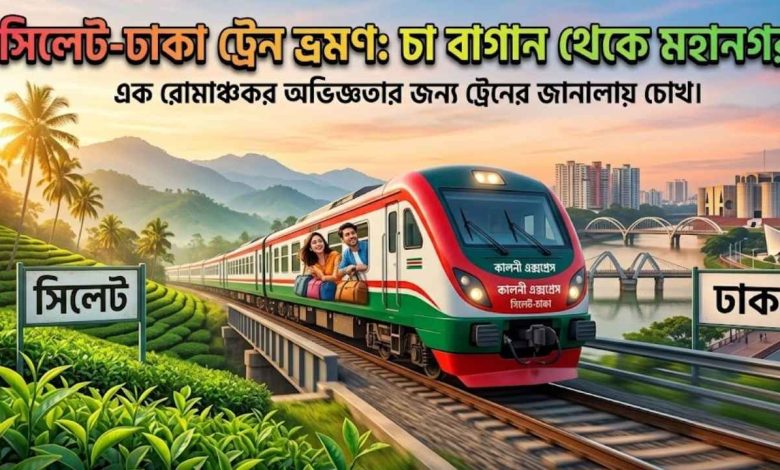 সিলেট থেকে ঢাকা ট্রেনের সময়সূচী ,ভাড়া, টিকিট