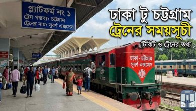 ঢাকা টু চট্টগ্রাম ট্রেনের সময়সূচী